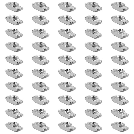 Vorxeon 4040 Sliding Nut Hammer Nut 8 for Aluminium Profile Extrusion Slot 50 x Set M5