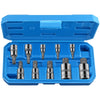 VORXEON 10Pcs XZN Triple Square Spline Bit Socket Set