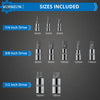 VORXEON 10Pcs XZN Triple Square Spline Bit Socket Set