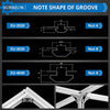 Vorxeon 3030 Grid Struts Nut8 Aluminium Silver (35 x 35 x 28 mm)