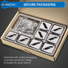 Vorxeon 4040 4080 Grid Braces Nut8 Aluminium Silver (39 x 39 x 35 mm)